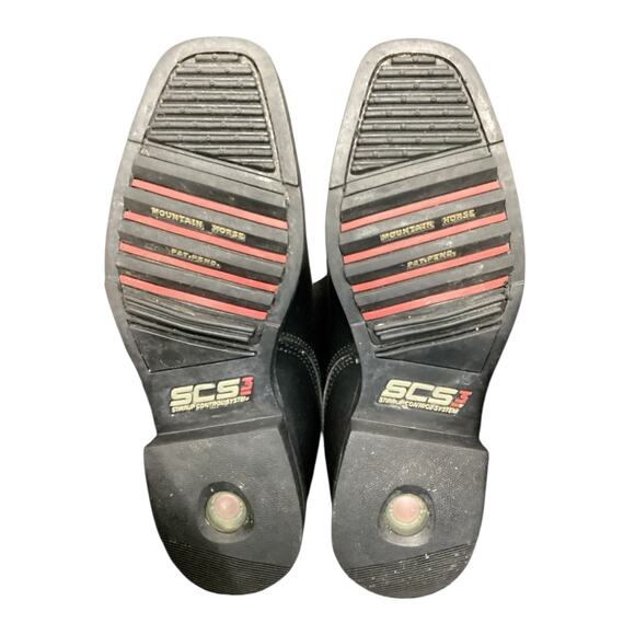 Mountain Horse Boots Women’s Size 8W Leather High Riding Boots Back Zipper Black - Picture 5 of 11